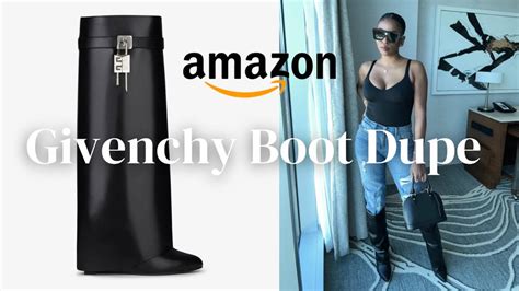 dupe givenchy botte|Givenchy lock boots.